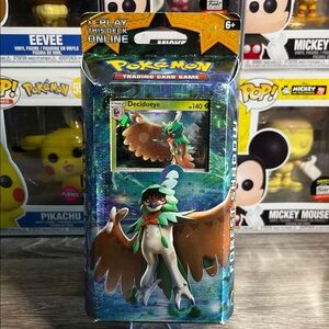 Pokemon Forest Shadow Deck with Decidueye - Green and Brown